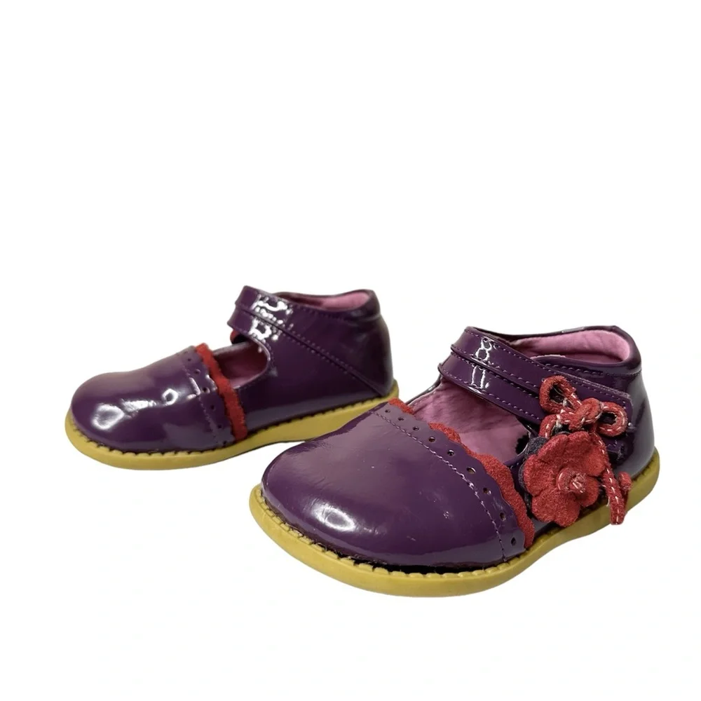 Livie & Luca Shoes Size 5 Purple Mary Jane Patent Leather